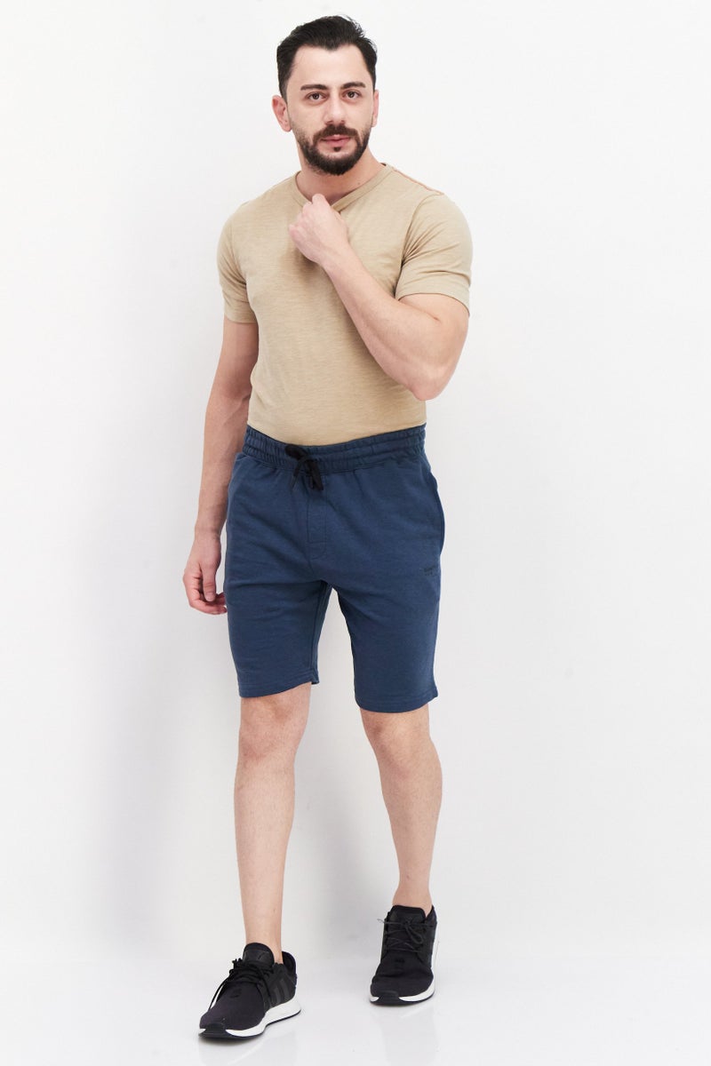 Men Plain Basic Short, Teal