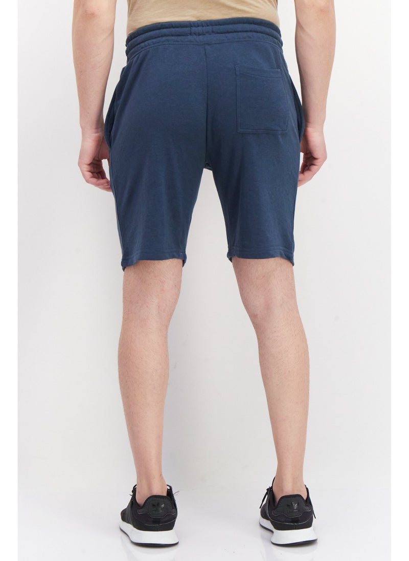 Men Plain Basic Short, Teal