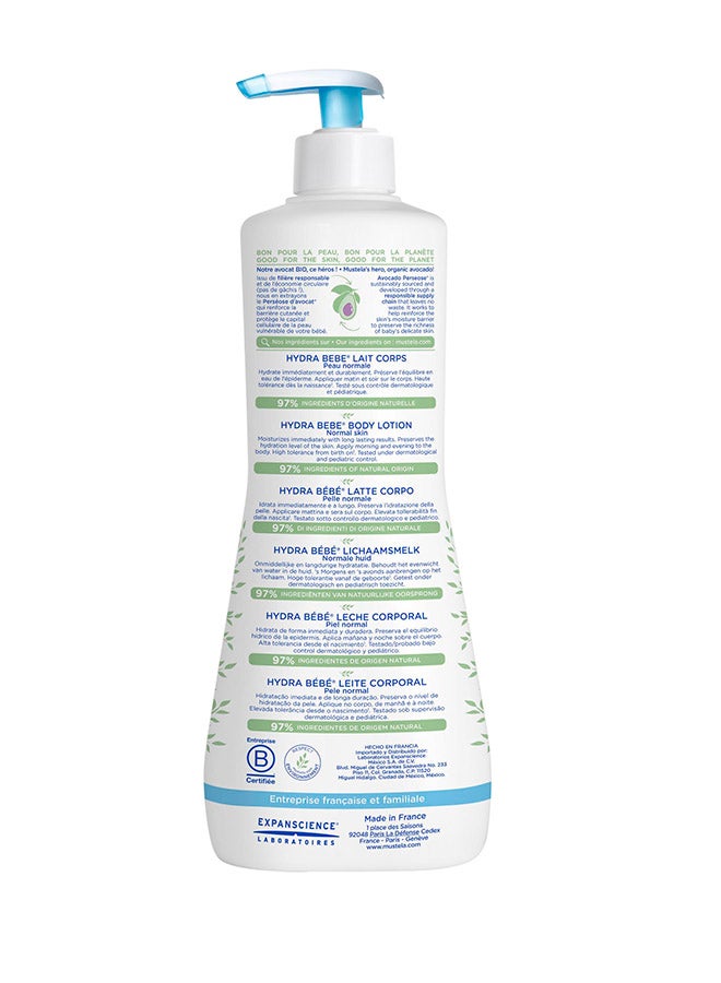 Hydra Baby Body Lotion With Farmed Avocado, For Normal Skin