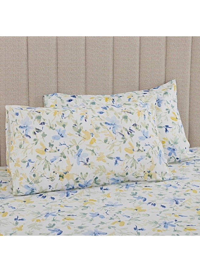 Brighton Queen-Sized Duvet Cover, Light Blue And White - 200X200 Cm