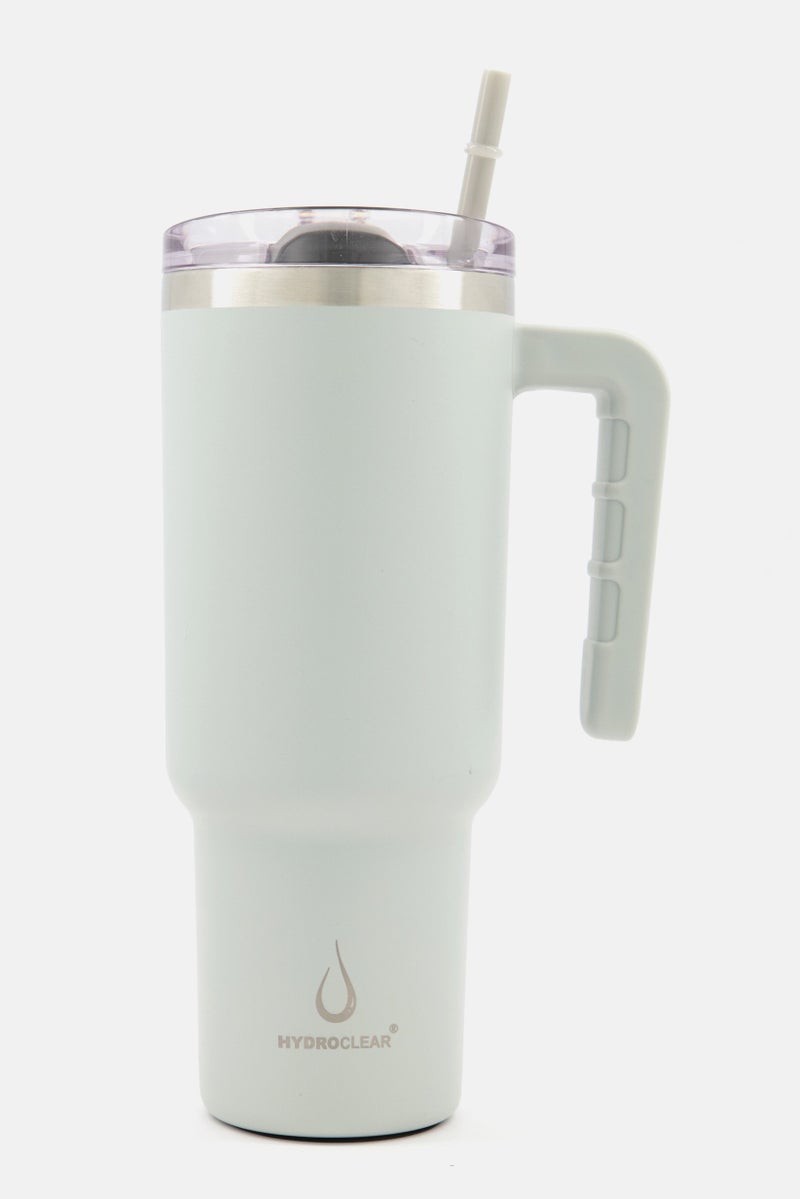 Tumbler With Handle And Straw Lid 1,2L, Light Grey