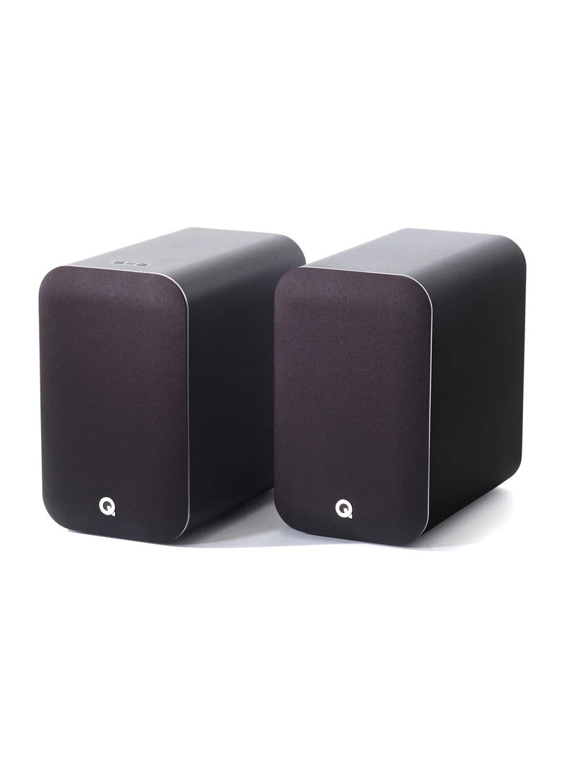 M20 Speakers Wireless Bluetooth HD Music System - Tweeter 22mm, Mid Bass/Driver 125mm, Freq. Response 55Hz–22kHz, Crossover Freq. 2.4kHz - Powered Speakers Black