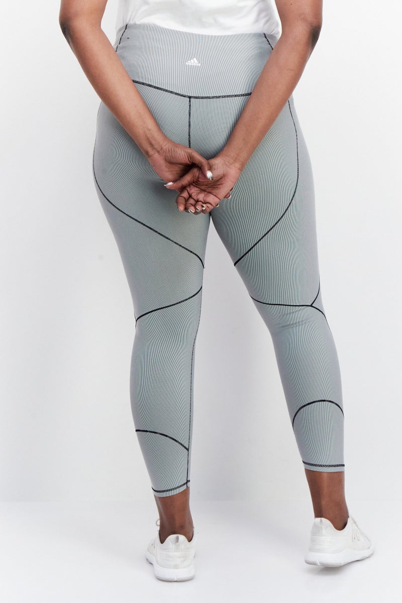 Women Plus Size Yoga Tights, Grey