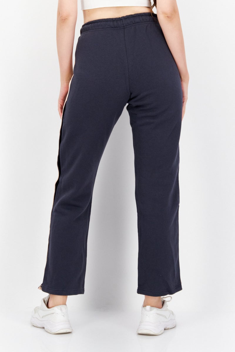 Women Sportswear Fit Outdoor Sweatpants, Dark Blue Combo