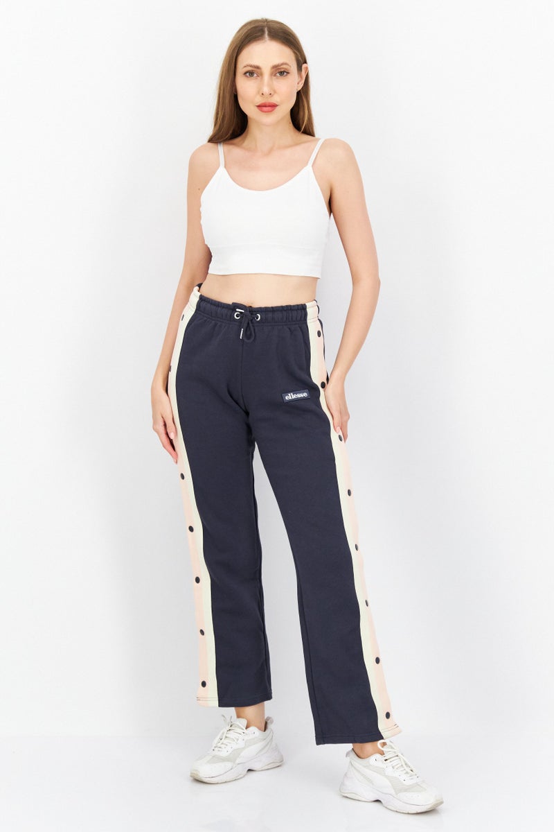 Women Sportswear Fit Outdoor Sweatpants, Dark Blue Combo