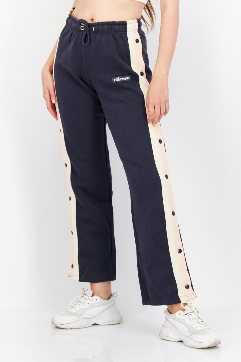 Women Sportswear Fit Outdoor Sweatpants, Dark Blue Combo