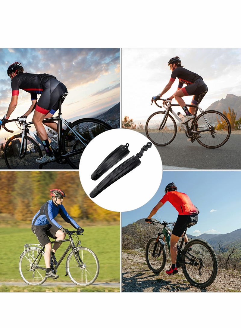 Bike Mudguard Set Fenders Adjustable Bicycle Front and Rear Mud Guard Mountain Mudguards Fender Fits Wheel Sizes of 20