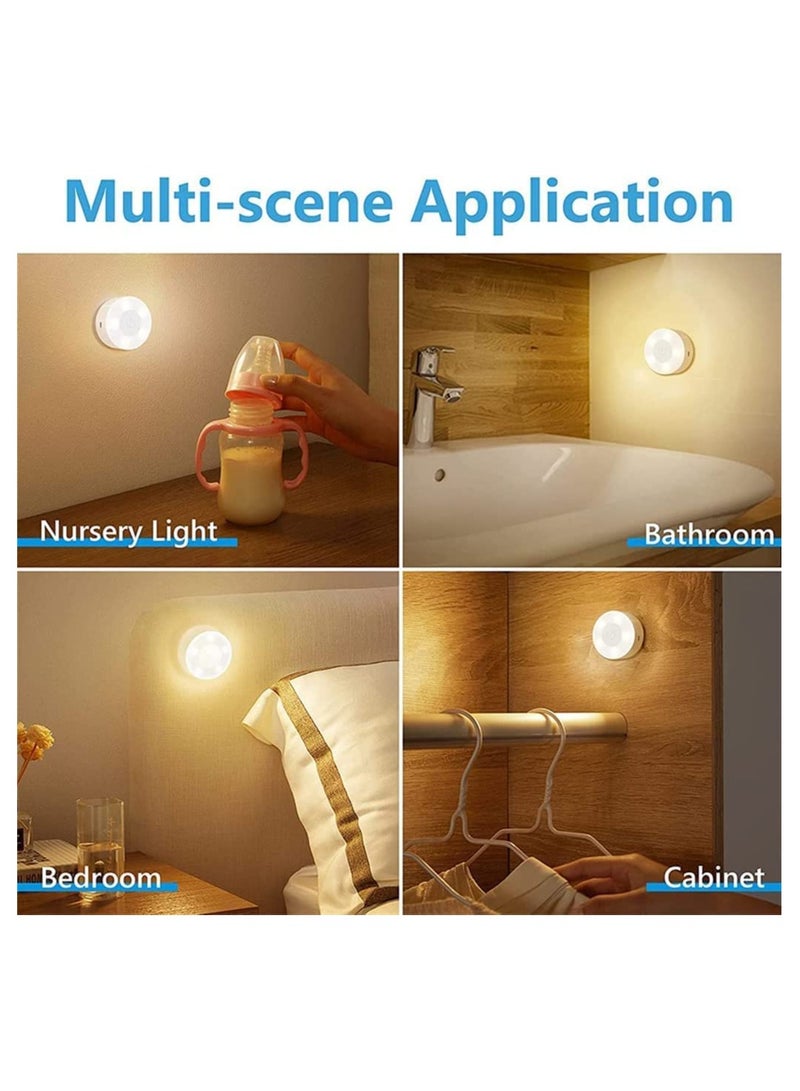 Baby Night Light, Rechargeable Mini Touch Light, Wireless LED Night Lights for Kids, Portable Bedside Lamp for Breastfeeding, Dimmable Nursery Lamp