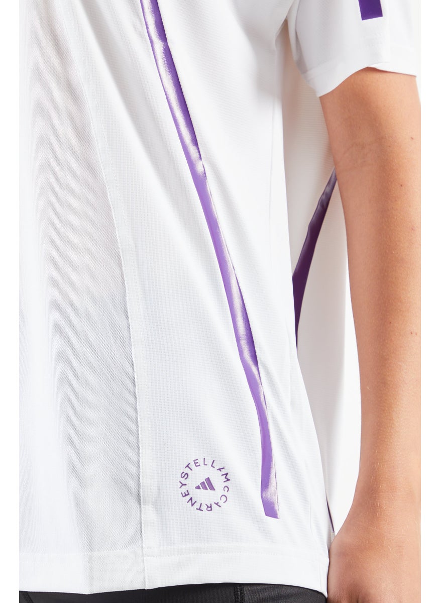 Women Sportswear Fit Short Sleeve Running Top, White