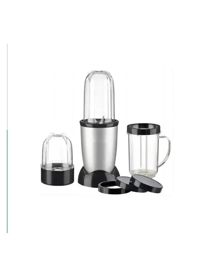 4-Piece Accessory Set, Multi-Function High-Speed Blender, Silver