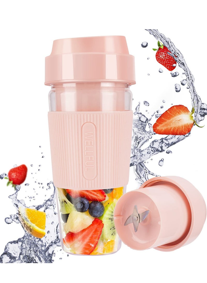 USB Rechargeable Portable Blender for Smoothies and Juices, Ideal for Home, Travel, Office and Outdoor Use, Perfect Gift for Health Enthusiasts