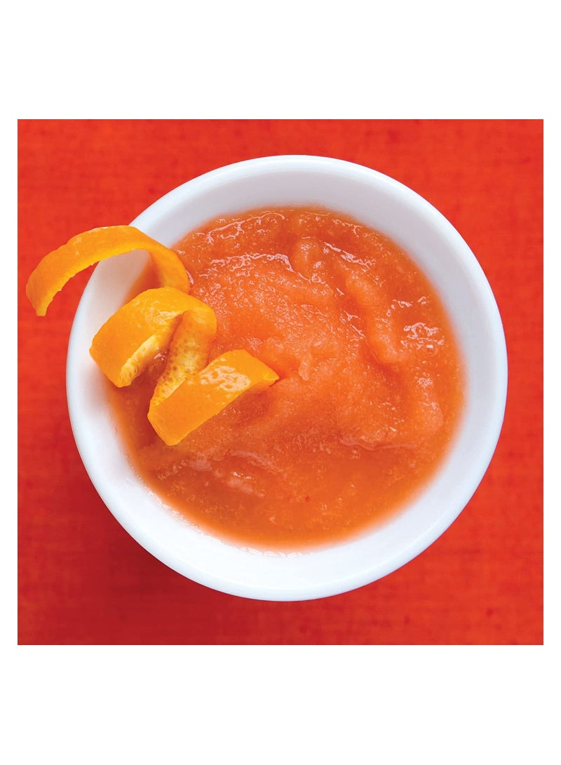 Slush and Shake Maker Compact Make Serve Cup with Freezer Core Creates Single-Serving Smoothies Slushies Milkshakes in Minutes BPA-free Orange