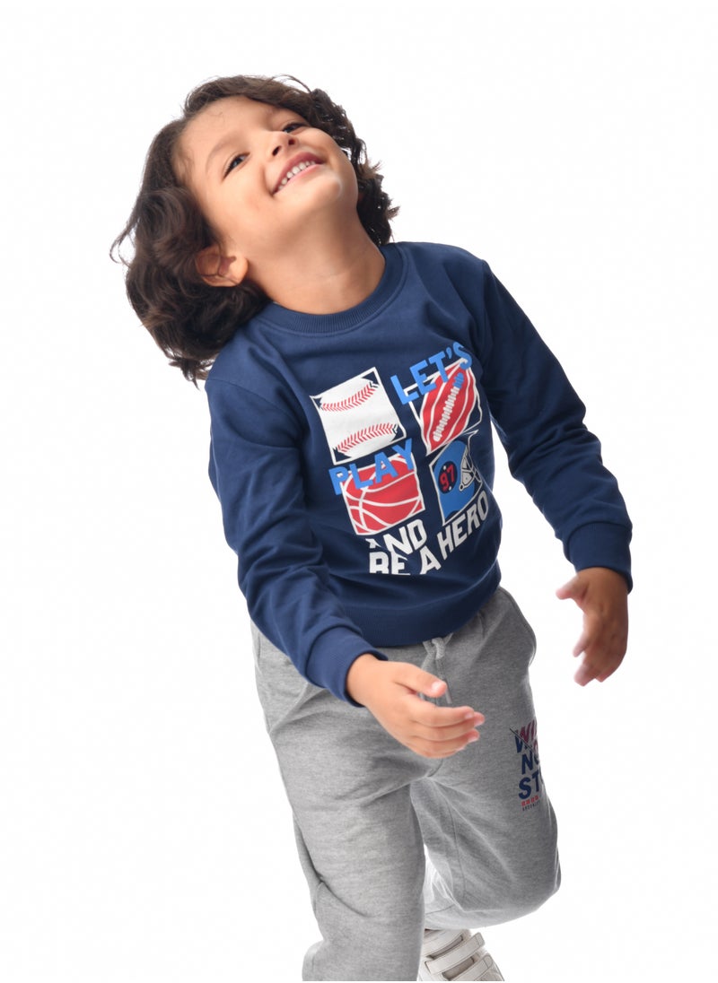 Boys' Sweatshirt  (2 - 8yrs) Navy