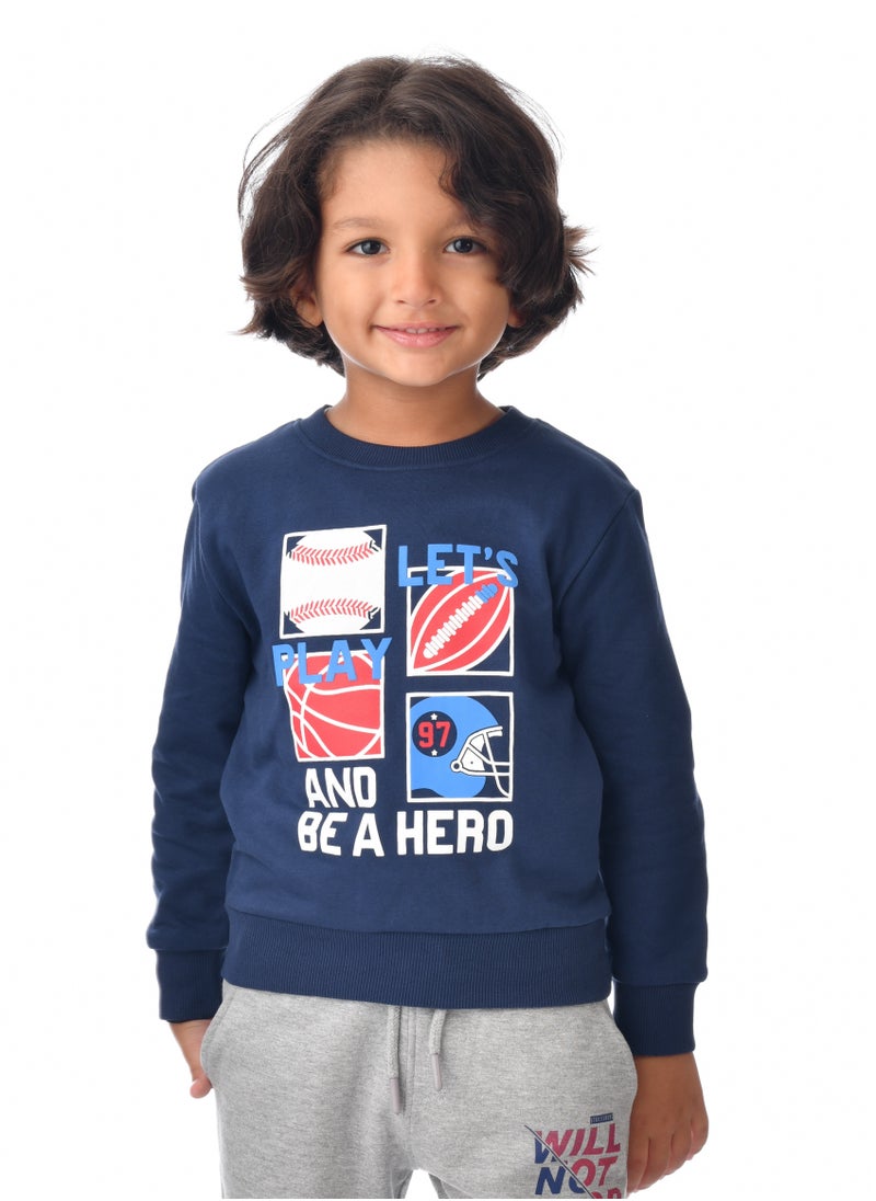 Boys' Sweatshirt  (2 - 8yrs) Navy