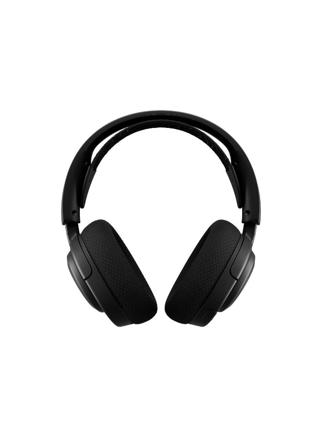 Arctis Nova 5 Wireless Headphones, 40mm Neodymium Drivers, ClearCast Gen 2.x, Retractable Boom, 360° Spatial Audio, Quick-Switch Wireless, Black | 61670