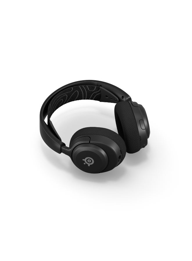 Arctis Nova 5 Wireless Headphones, 40mm Neodymium Drivers, ClearCast Gen 2.x, Retractable Boom, 360° Spatial Audio, Quick-Switch Wireless, Black | 61670