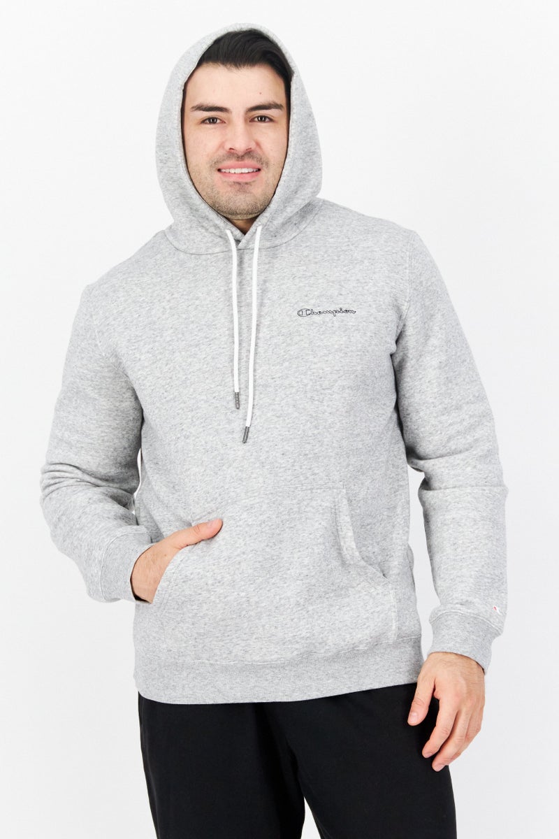 Men Sportswear Fit Long Sleeve Training Sweatshirt, Heather Grey