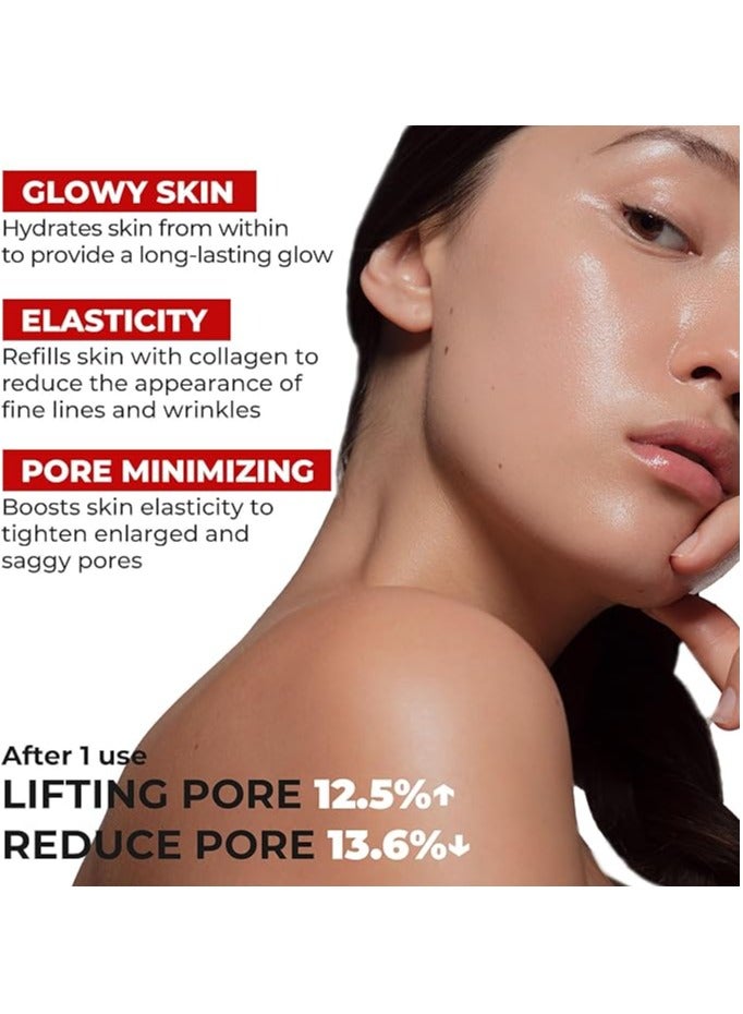 MDP+ RED LACTO COLLAGEN WRAPPING MASK, Glowy Skin, Skin Elasticity, Pore Lifting 70 ml