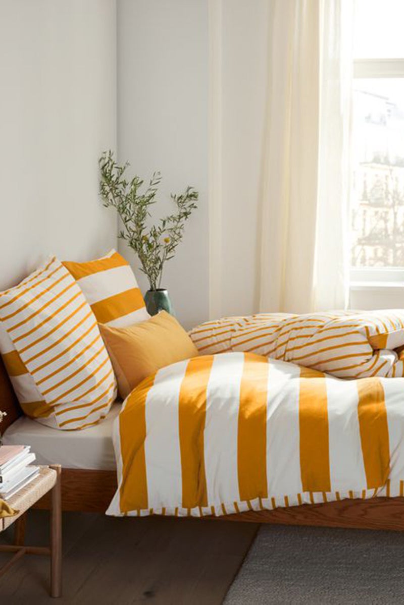 Flannelette Duvet Set 135 x 200 cm, White