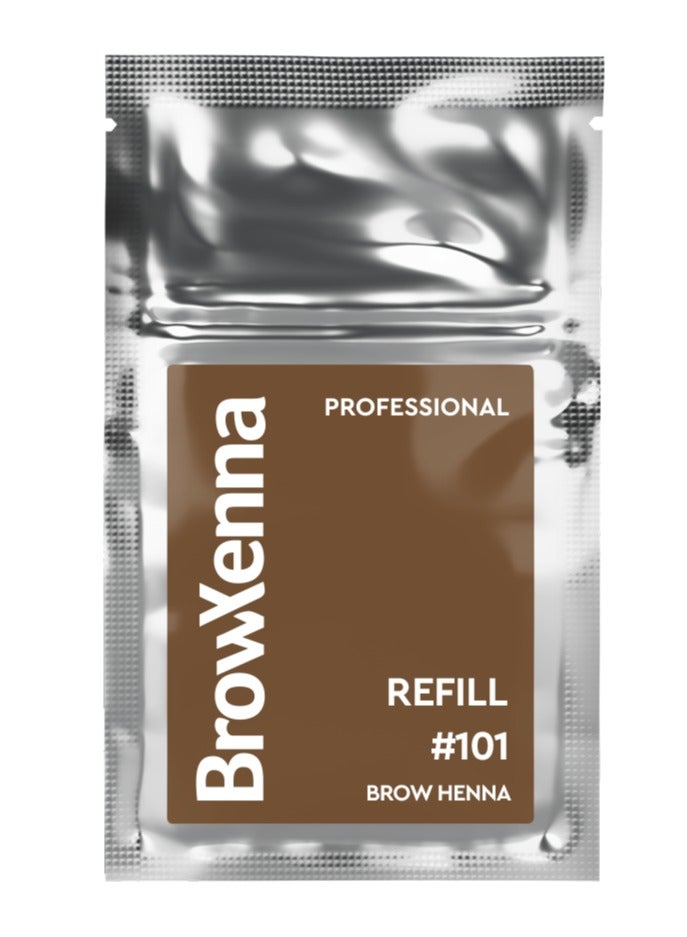 Henna for Eyebrows 6 Grams (sachet-refill) | #101 Neutral Brown