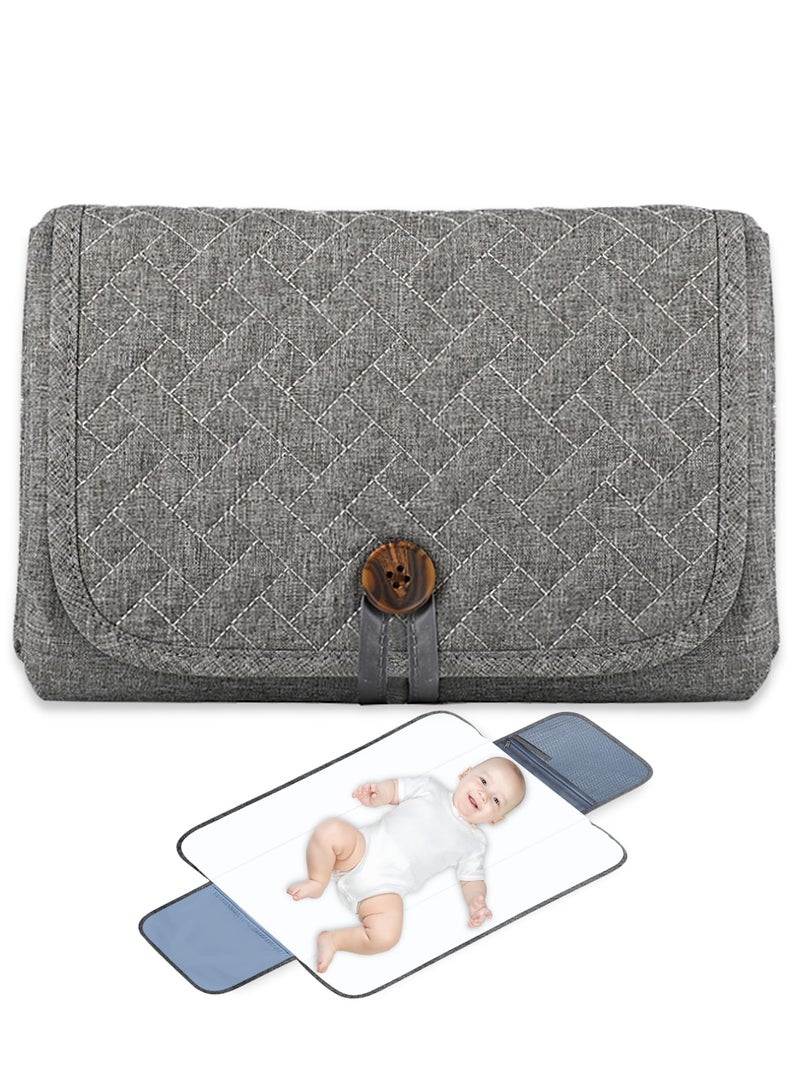 Travel-Friendly Waterproof Diaper Changing Pad for Babies, Lightweight and Compact Design, Perfect Newborn Gift for Parents