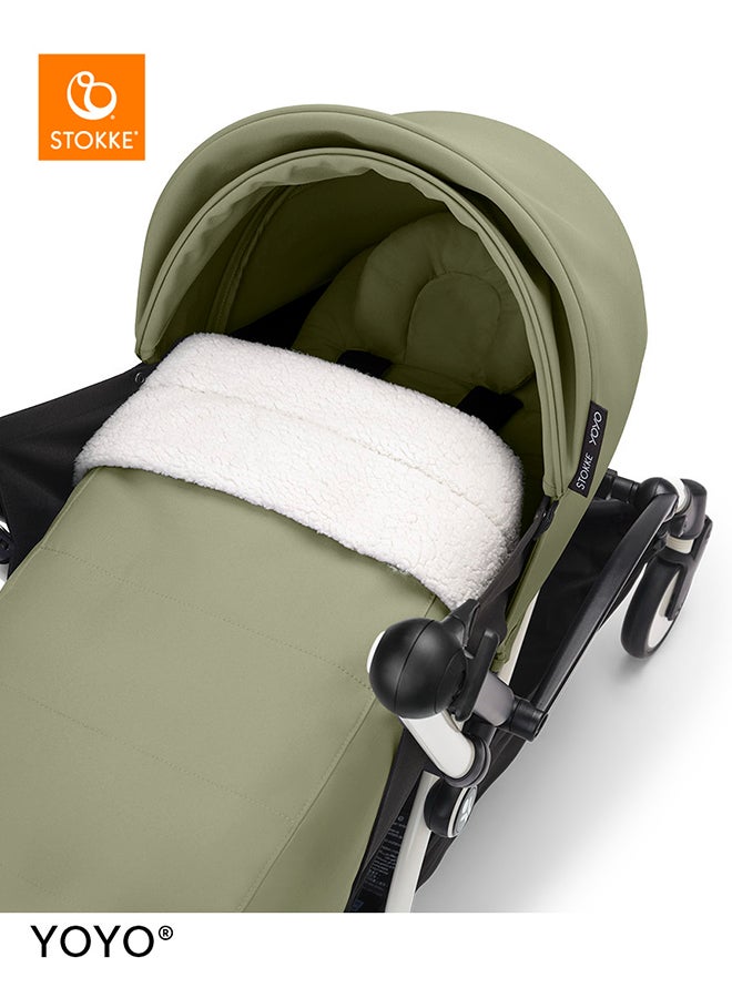 YOYO3 Black Frame With 0+ Newborn Pack Olive