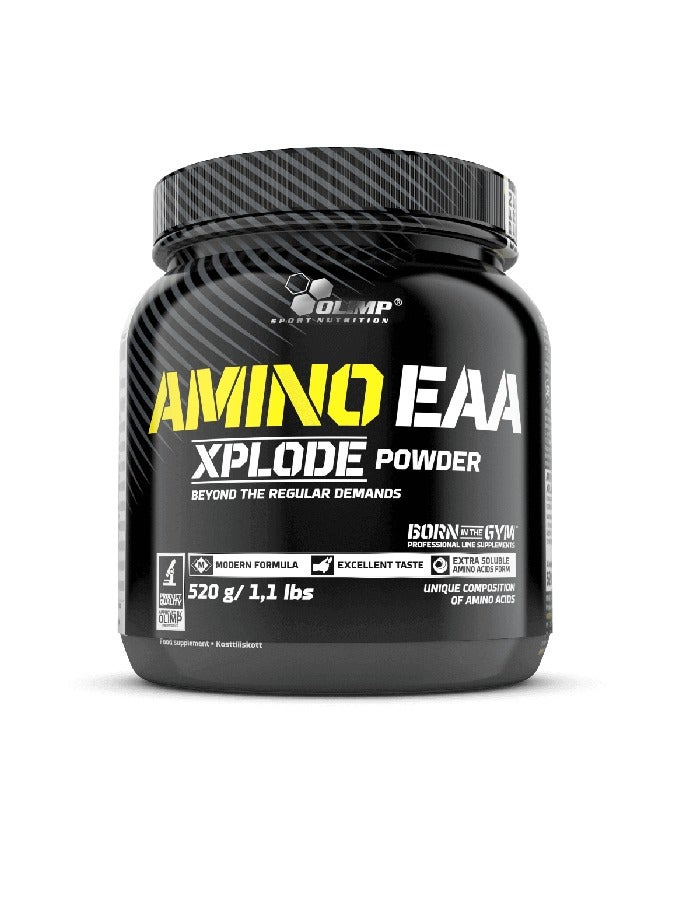 Olimp, Amino EAA, Xplode Powder, Ice Tea Peach, 520g, 43 Servings