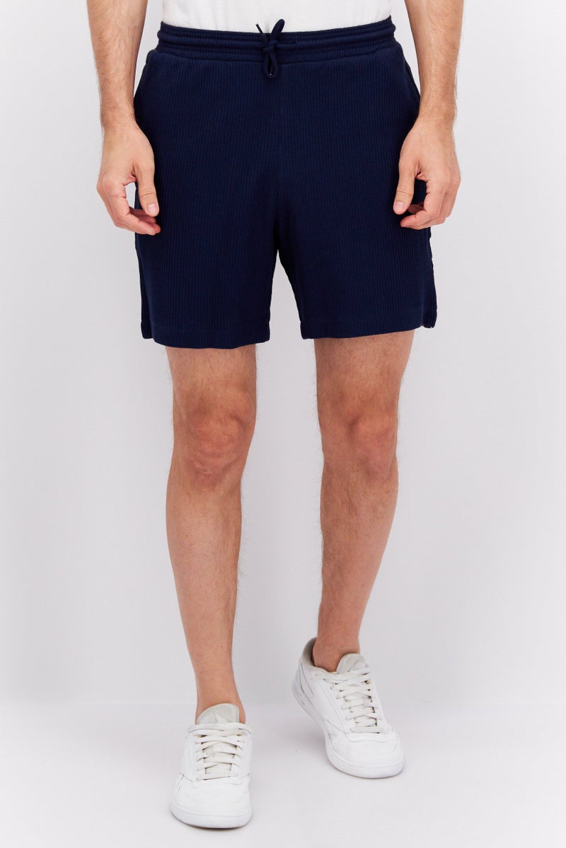 Men Sportswear Fit Training Shorts, Navy Blue