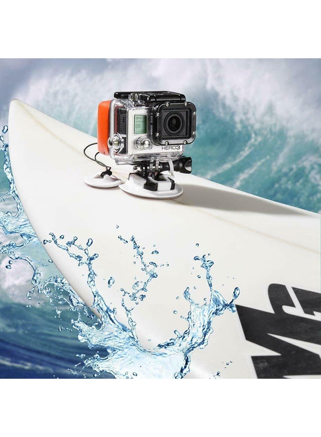 Surfboard Surfing Mount Kit compatible with GoPro Hero 11/10/9/8/7/6/5/4/3 and Other Action Cameras | Surfing Camera Mount Accessories