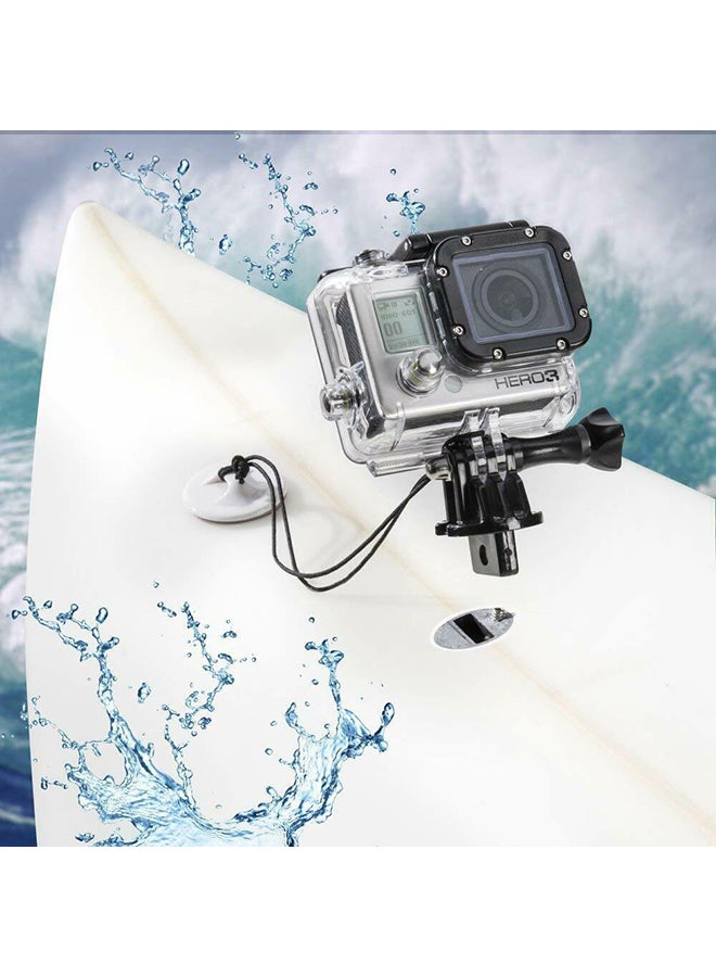 Surfboard Surfing Mount Kit compatible with GoPro Hero 11/10/9/8/7/6/5/4/3 and Other Action Cameras | Surfing Camera Mount Accessories