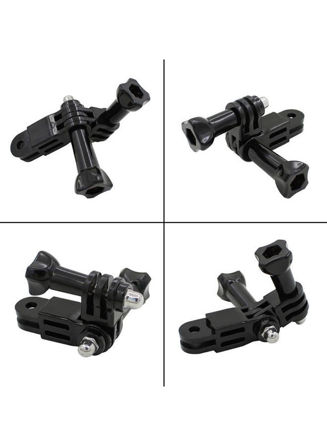 3-Way Adjustable Pivot Arm Assembly Extension Grip Camera Mount Compatible with All GoPro Hero 11 10 9 8 7 6 5 4 3& 3 SJCAM Yi 4K Eken Action Camera - Black