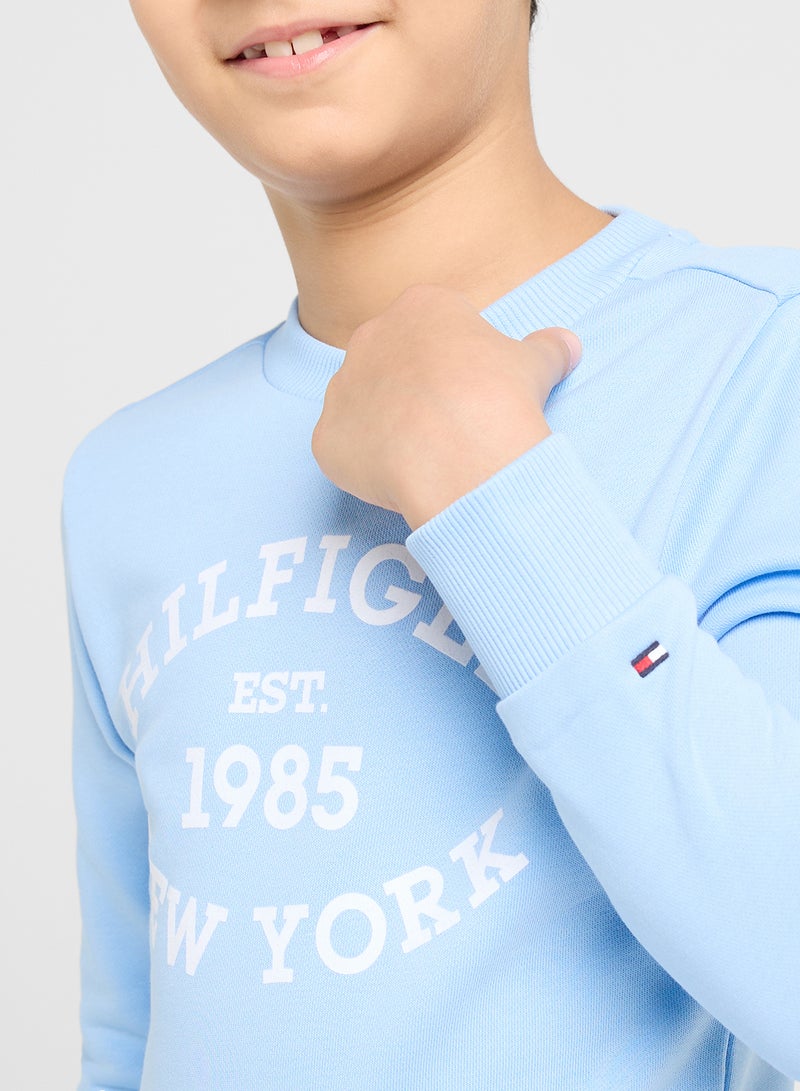 MONOTYPE FLOCK REG SWEATSHIRT