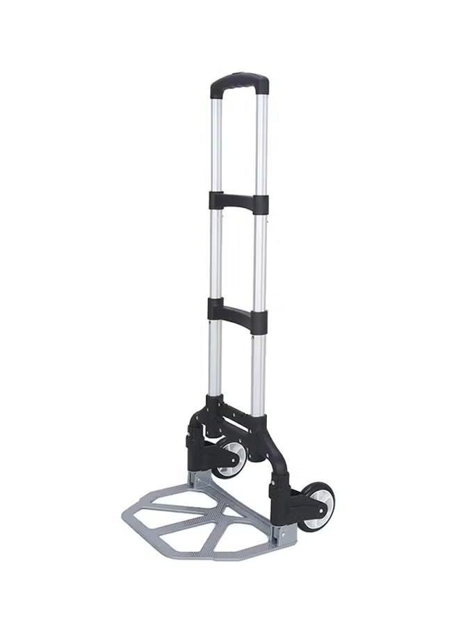 Multifunction Foldable Two Wheel Adjustable Aluminum Alloy Luggage Trolley