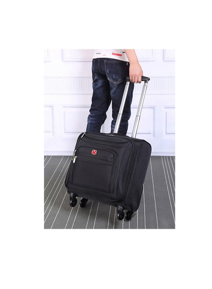 Travel luggage, Versatile 2-in-1 Lightweight Trolley Laptop Bag , 18 Inch Laptop Water-Repellent Wheeled Computer Bag Roller Case for Business/Travel/School/Men/Women