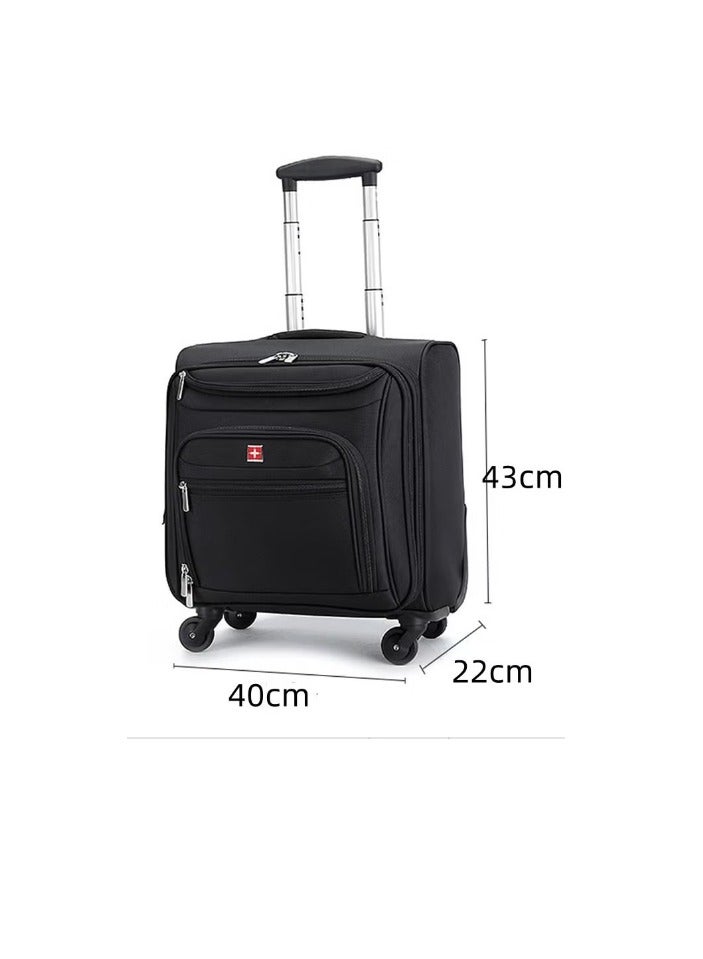 Travel luggage, Versatile 2-in-1 Lightweight Trolley Laptop Bag , 18 Inch Laptop Water-Repellent Wheeled Computer Bag Roller Case for Business/Travel/School/Men/Women