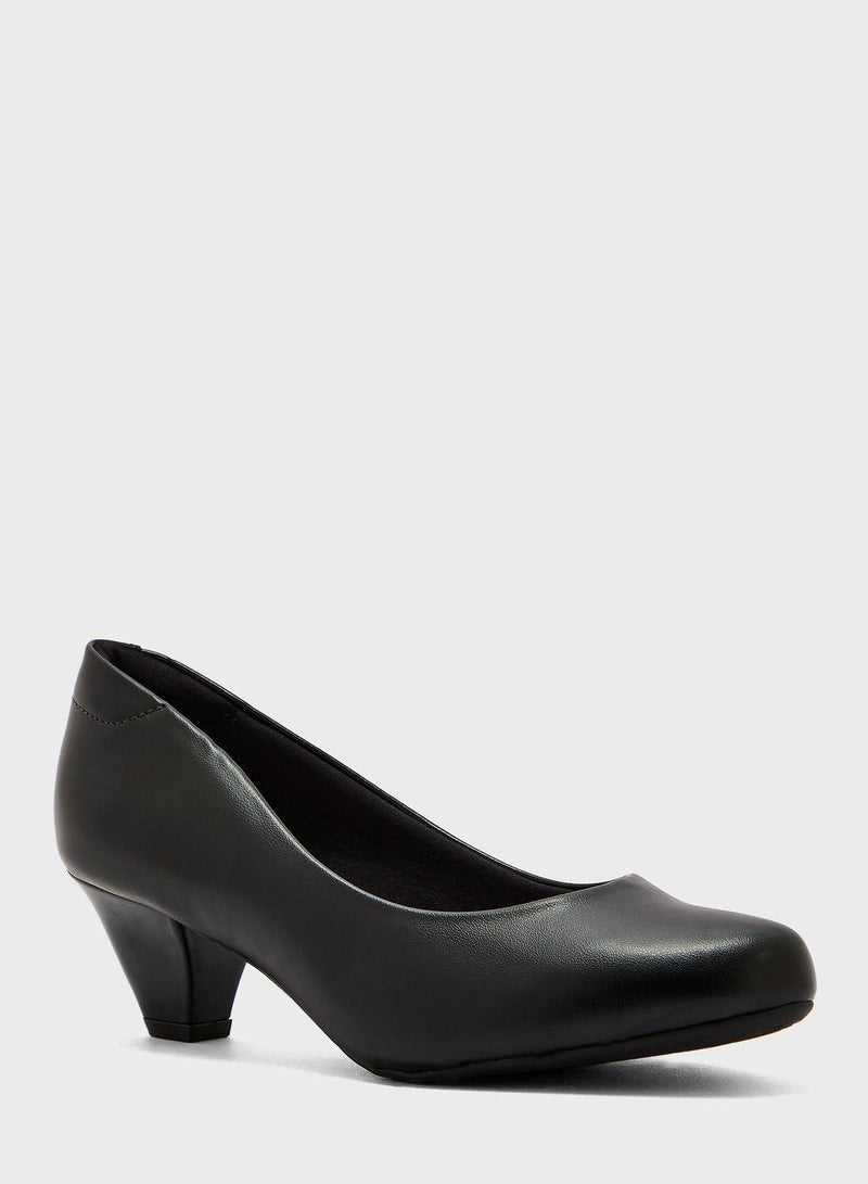 Mid Heels Shoes for Women – Classic Mid Heel Pumps for Girls & Ladies Office Wear
