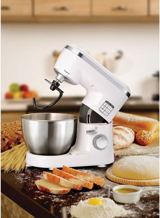 Kitchen Stand Mixer Machine, 1000W Power, 4L Large Capacity, Stainless Steel Bowl, 6 Speed Settings for Perfect Baking Results, Easy Mixing & Kneading