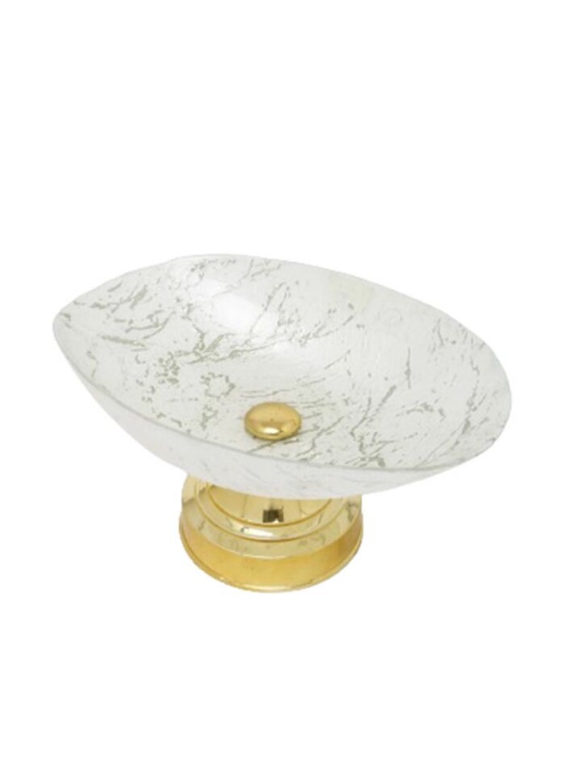 Fruit Serving Plate Gold