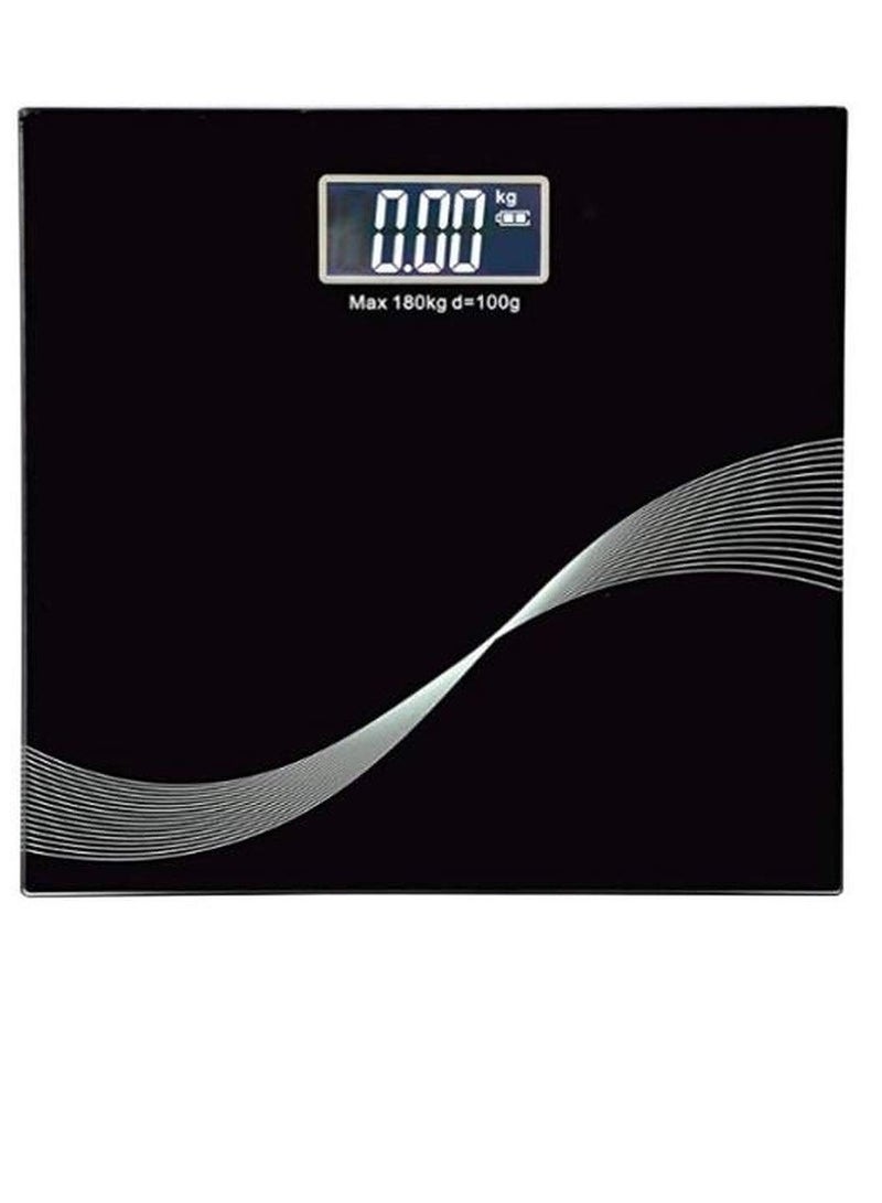 Tempered Glass Digital Bathroom Scale, Automatic On/Off Zero Operation