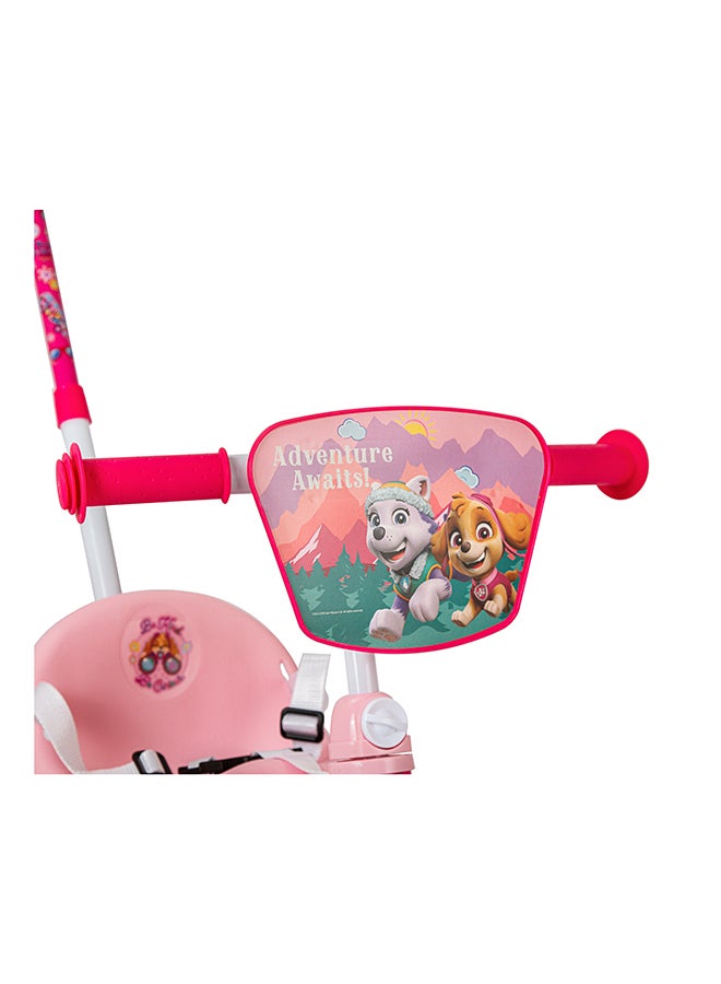 Paw Patrol Girls Tricycle with Pushbar