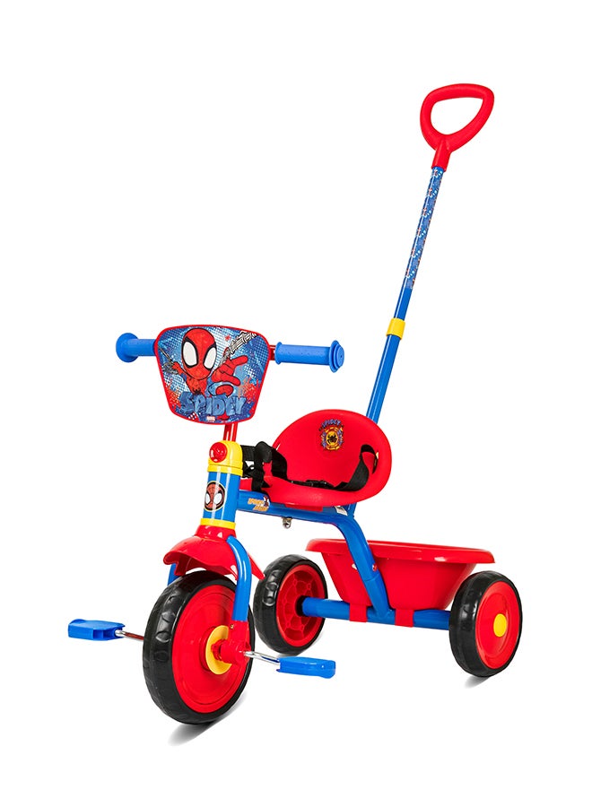 Marvel Spiderman Tricycle with Pushbar