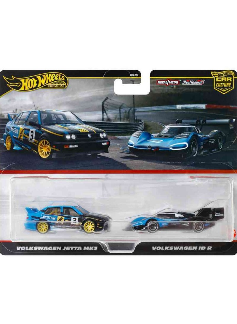 Premium Car Culture 2 Pack Volkswagen Jetta MK3 / Volkswagen ID R