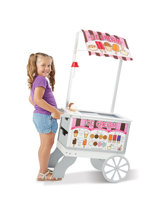 Wooden Snacks & Sweets Food Cart - The Original (Play Sets & Kitchens, 40+ Play Food Pieces, Great Gift for Age 3+