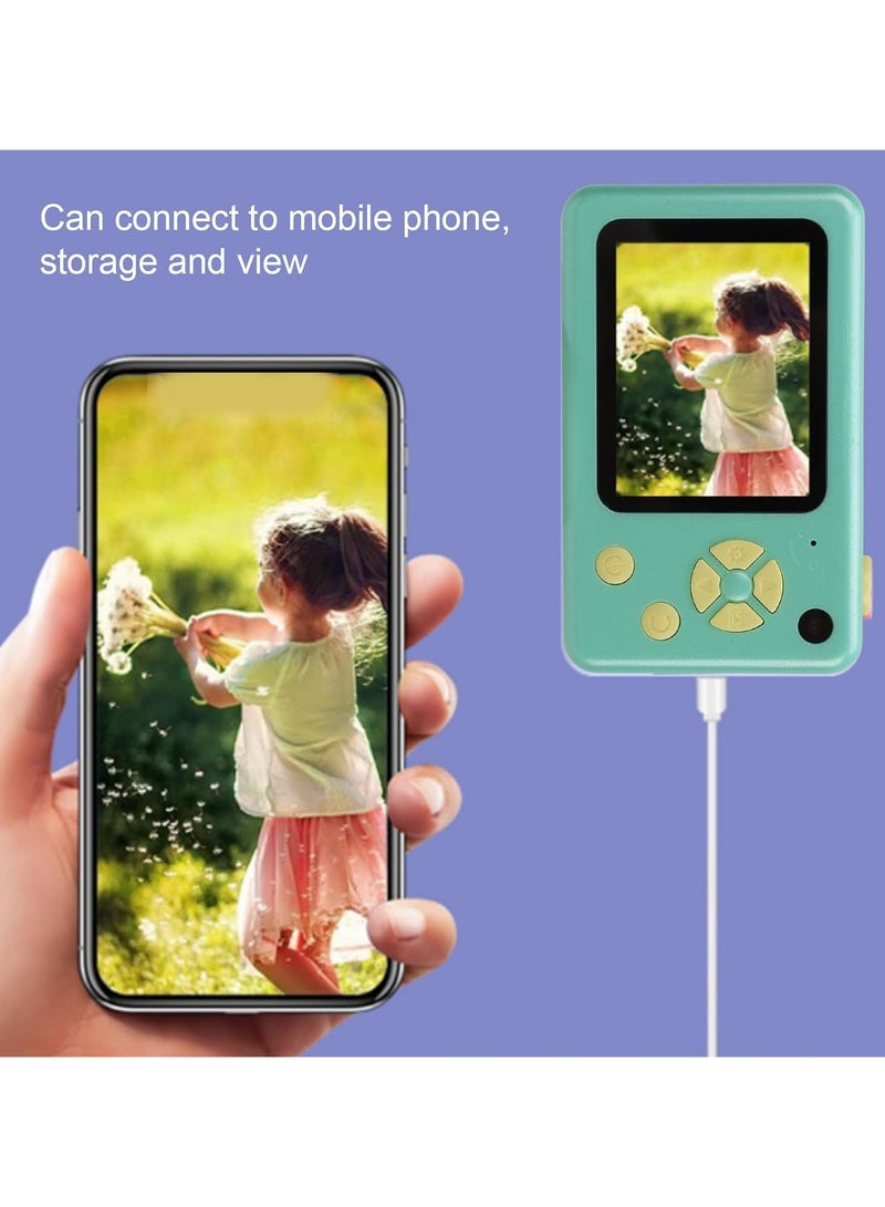 4000W Pixel Front and Rear Dual Camera, 4K HD Children's Mini Digital Camera