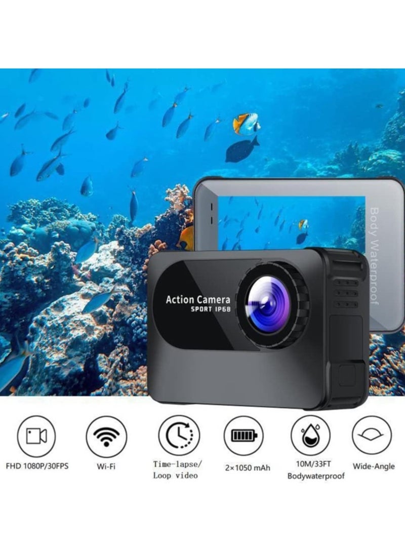 4K metal waterproof sports camera wireless WiFi outdoor