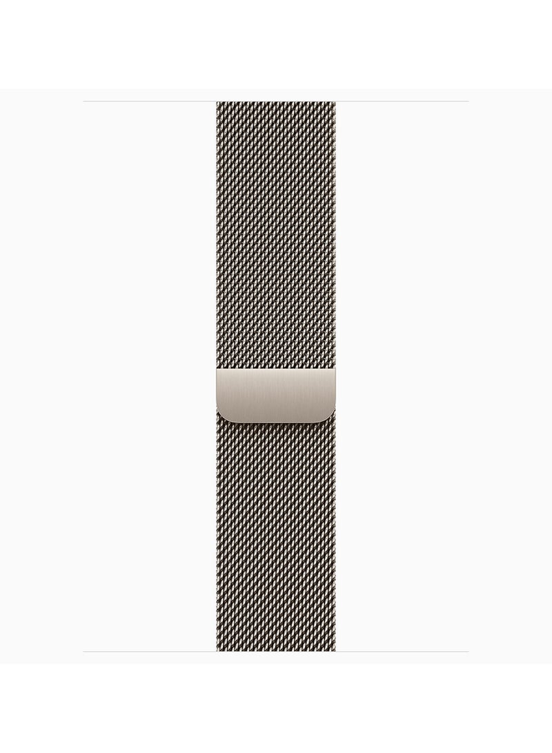 Watch Series 10 GPS + Cellular 42mm Natural Titanium Case With Natural Milanese Loop