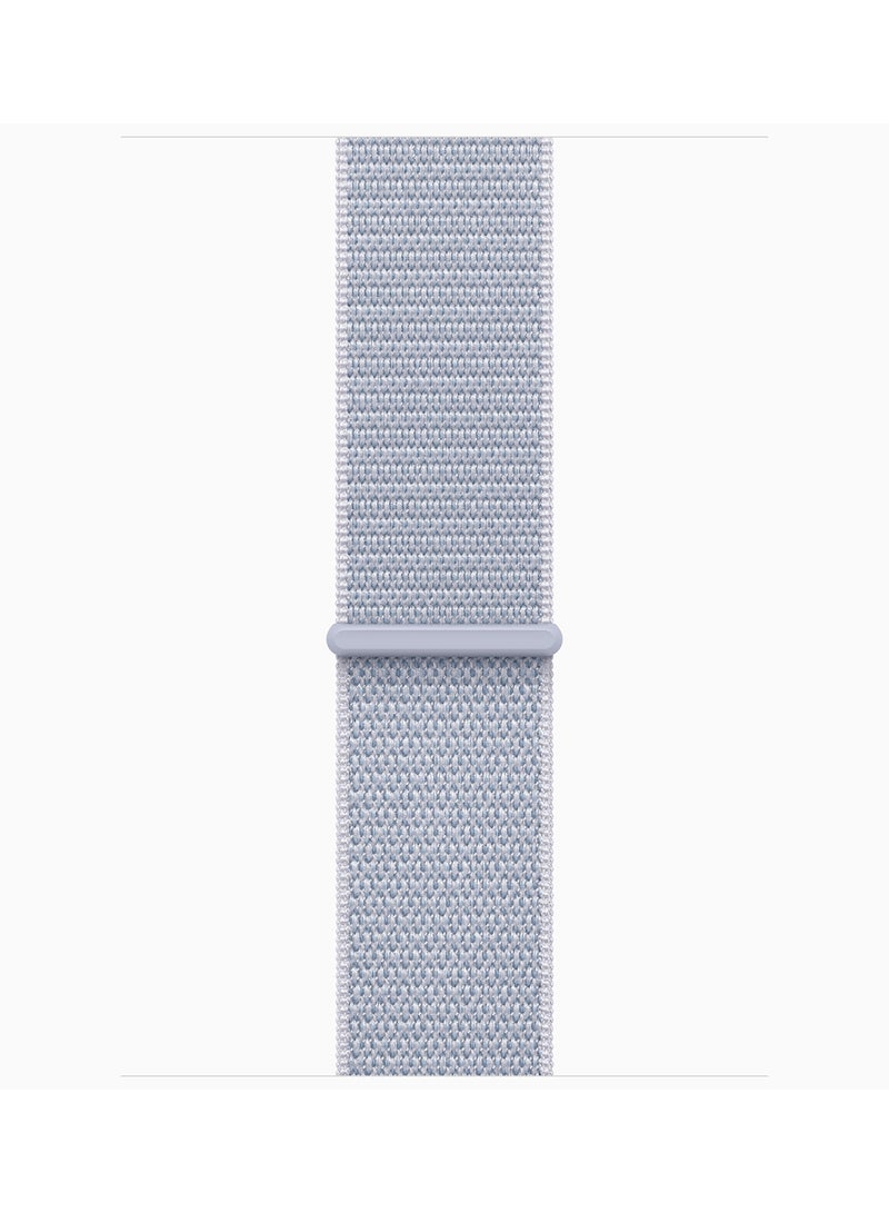 Watch Series 10 GPS + Cellular 46mm Silver Aluminium Case With Cloud Sport Loop