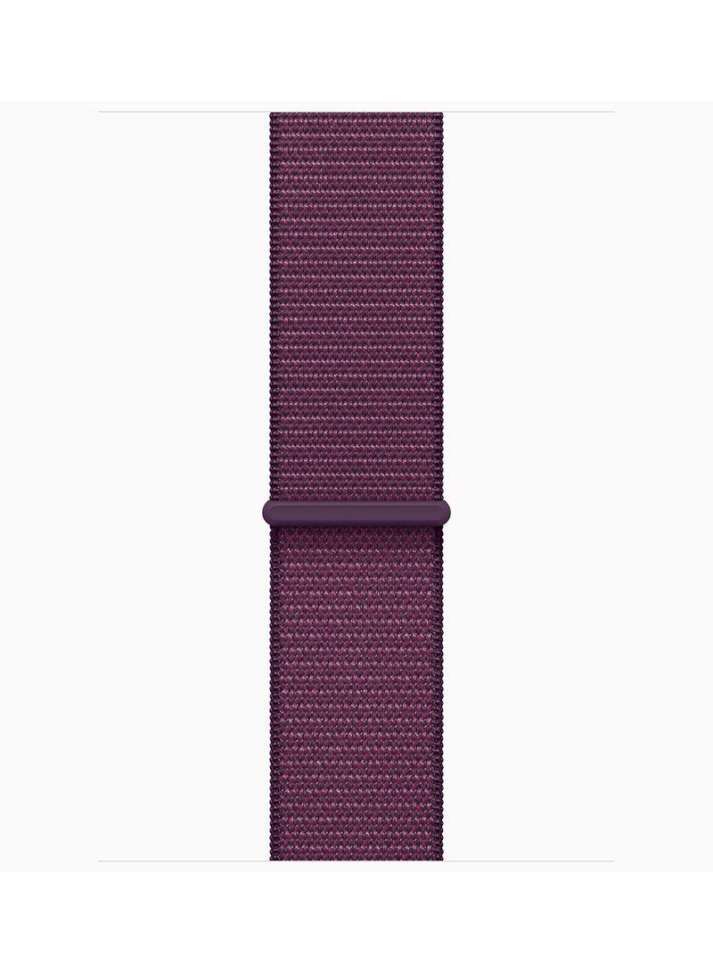 Watch Series 10 GPS + Cellular 46mm Rose Gold Aluminium Case With Plum Sport Loop