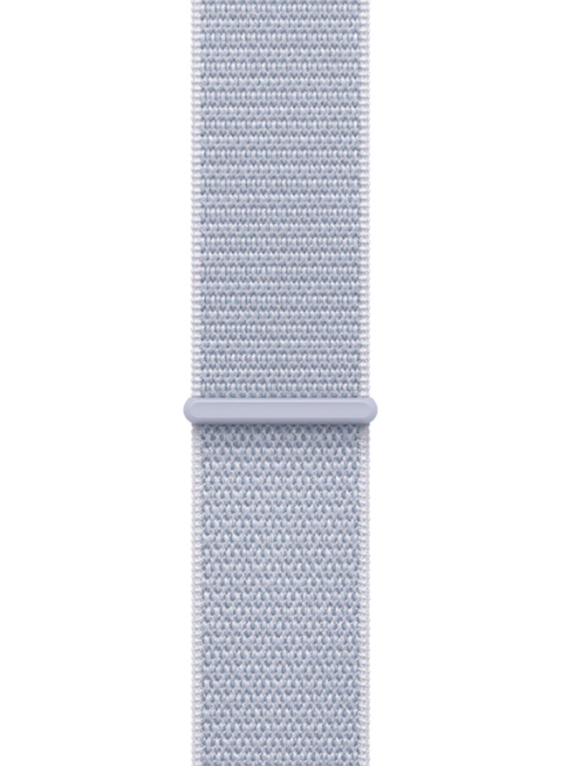 Watch Series 10 GPS + Cellular 42mm Silver Aluminium Case With Blue Cloud Sport Loop