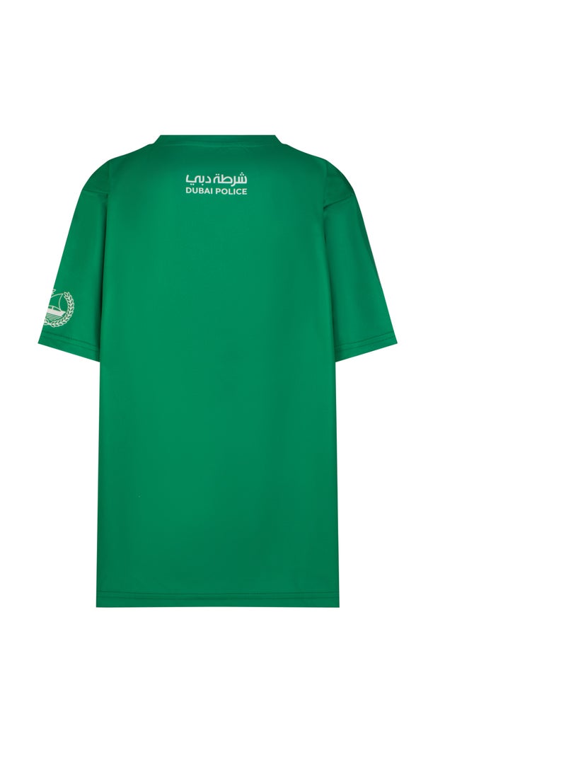 Dubai Police Mansour Kids T-shirt Green